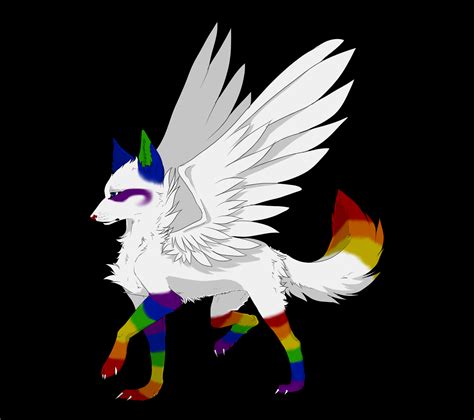 Winged Wolf Adopt Closed By Zenolyth On Deviantart