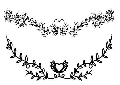 Hand Drawn Laurel Wreath Vector Illustration 7974145 Vector Art At