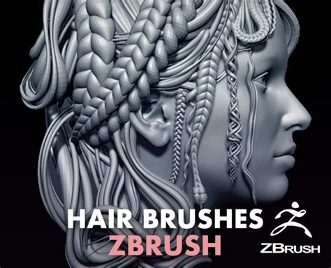 Imm Hair Brush For Zbrush Flippednormals In Zbrush Hair My Xxx Hot Girl