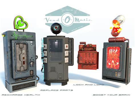 Sci Fi Vending Machines Daz 3d