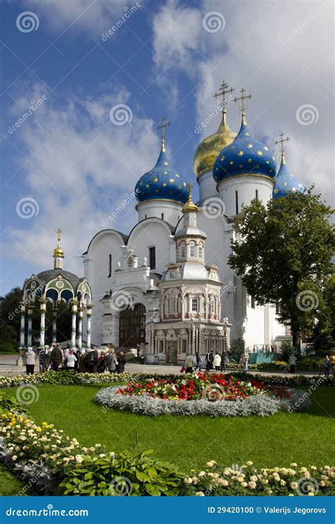 Trinity Lavra Of St Sergius Assumption Cathedral Editorial Image