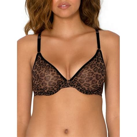 Smart And Sexy Smart And Sexy Womens Sheer Mesh Demi Underwire Bra Style Sa1388