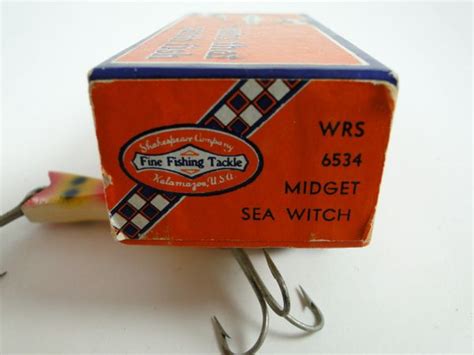Shakespeare Sea Witch Old Antique Vintage Wood Fishing Lures Reels