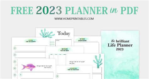 Planner 2023 Pdf Free Download 40 Awesome Printables For You Best