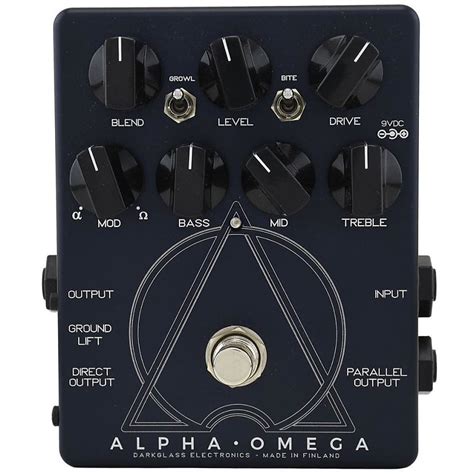 Darkglass Alpha Omega Dual Bass Preampod Pedal Reverb