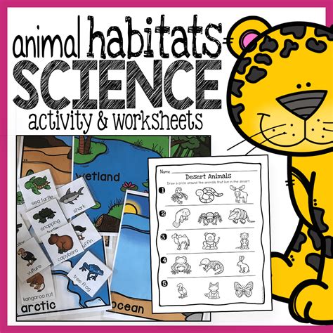 Animal Habitats Science Activity And Worksheets The Super Teacher