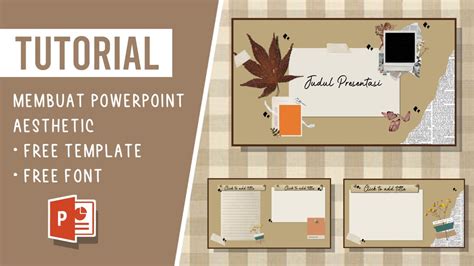 Aesthetic Ppt 9 Aesthetic Powerpoint Free Template And Font Cara