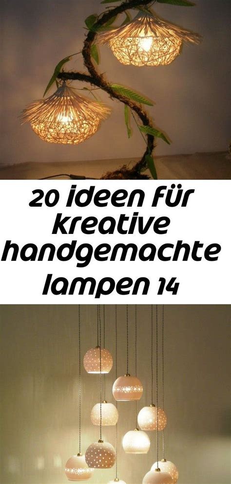 20 ideen für kreative handgemachte lampen 14, #für #gemalteeinfach # ...
