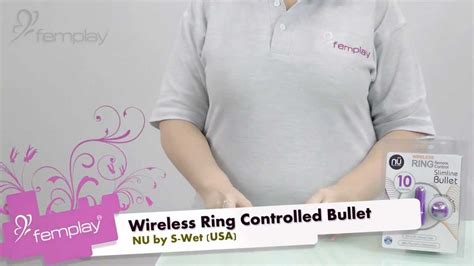 femplay nu wireless ring controlled bullet vibrator demonstration youtube