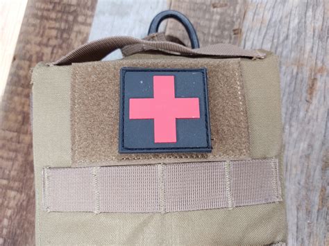 First Aid Velcro Patch Red Cross Concealed Carry Inc