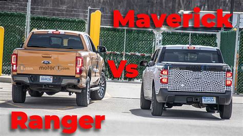Ford Maverick Vs Ranger Esta Foto Espía Muestra Las Diferencias De Tamaño