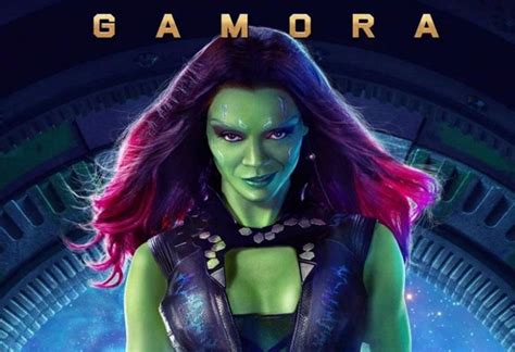 Gamora Sexy Y Letal En El Póster De Guardianes De La Galaxia
