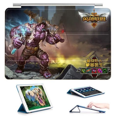 Case With League Of Legends Lol Game Heroes Illustration Apple Ipad 2