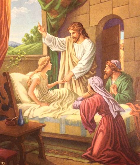 Jesus Raising Jairus Daughter From The Dead Images And Photos Finder