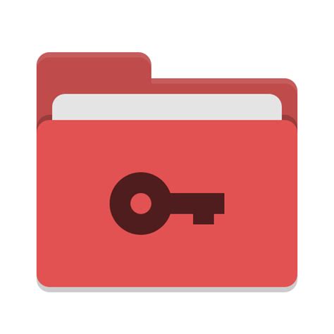 Folder red private Icon | Papirus Places Iconset | Papirus Development Team