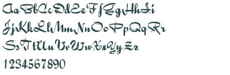 Calligraphic Ink Bailey Regular Font Download Free Truetype