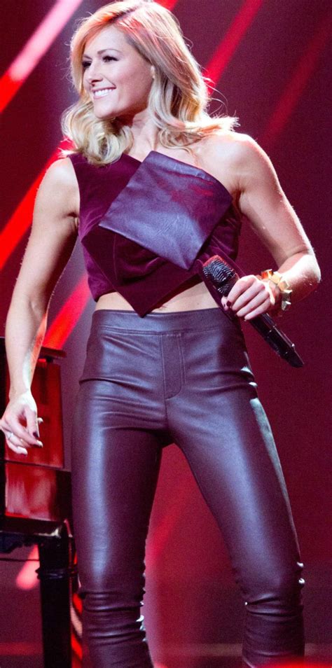 Appears To Be The Incomparable Madchen Helene Fischer Leather Jumpsuit Leather Outfit Leather