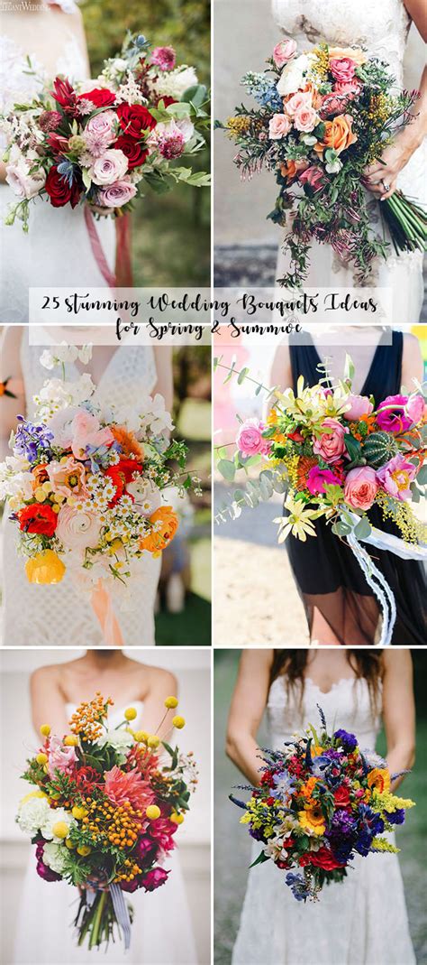25 Gorgeous Bridal Bouquets For Spring And Summer Weddings Blog