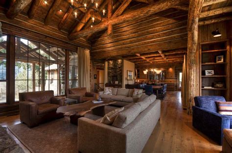Mountain Home Surrounded By Forest Offers Rustic Living In Montana