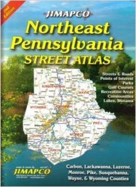 Buy Map Pennsylvania Northeast Atlas By Jimapco Yellowmaps Map Store