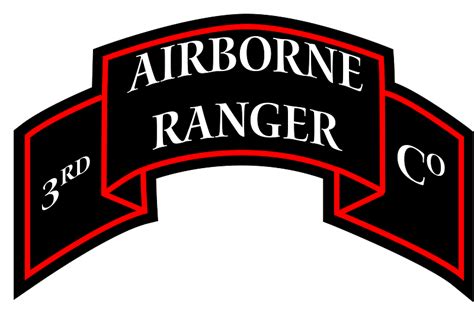 3 Airborne Ranger Battalion Shoulder Sleeve Insignia Clipart Free