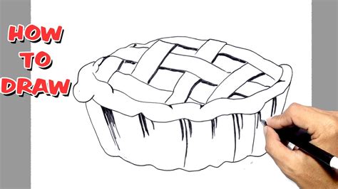 How To Draw Apple Pie Youtube