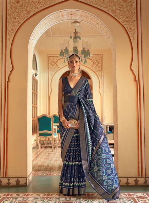 Printed Silk Sarees A Tradition And Contemporary Glamour