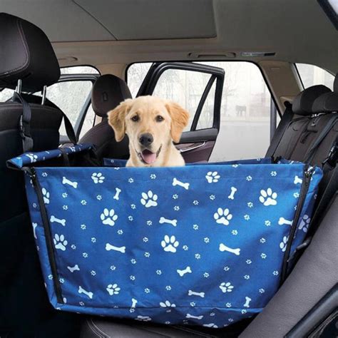 Waterproof Pet Dog Carrier Car Seat Bag Blanket Folding Dog Car Seat