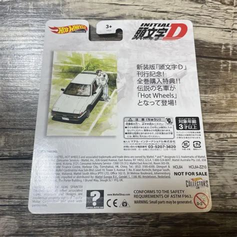 INITIAL D AE METAL Toyota Sprinter Trueno Collection Hot WHeels Real Riders PicClick