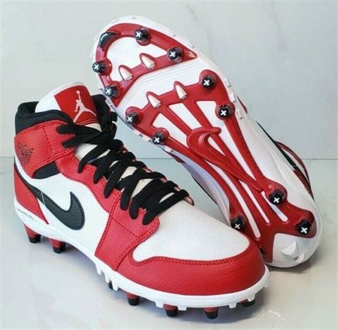 Nike Air Jordan 1 Retro Redblk Td Chicago Football Cleats Ar5604 106
