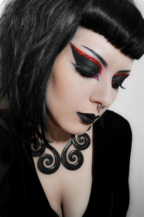 Gotische Alt Makeup Edgy Makeup Makeup Art Makeup Inspo Fashion Makeup Makeup Inspiration