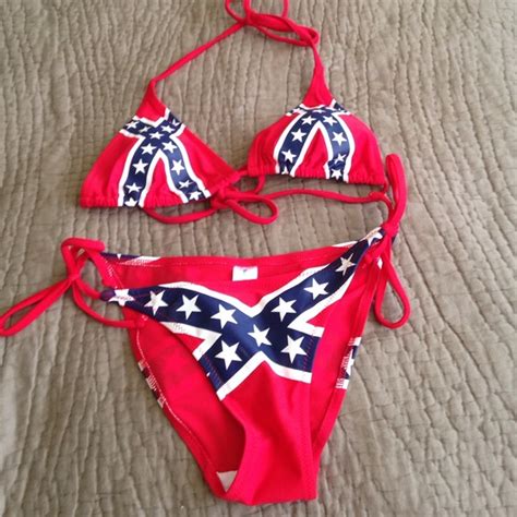 Plus Size Confederate Flag Bikini Online Sale Up To 60 Off