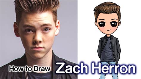 How To Draw Zach Herron Why Don T We