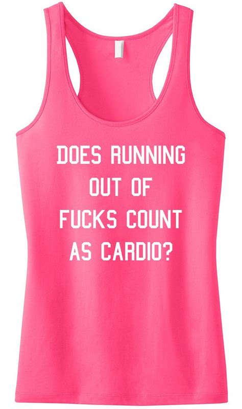 Does Running Out Of Fucks Count As Cardio Tank Top Vl01