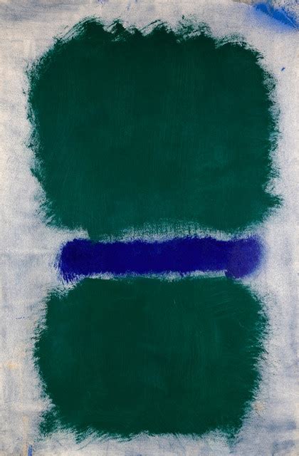 Daily Rothko Mark Rothko Untitled Green Divided By Blue
