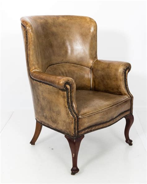 Enjoy free shipping on most stuff, even big stuff. Early 19th Century French Leather Wing Chair For Sale at ...