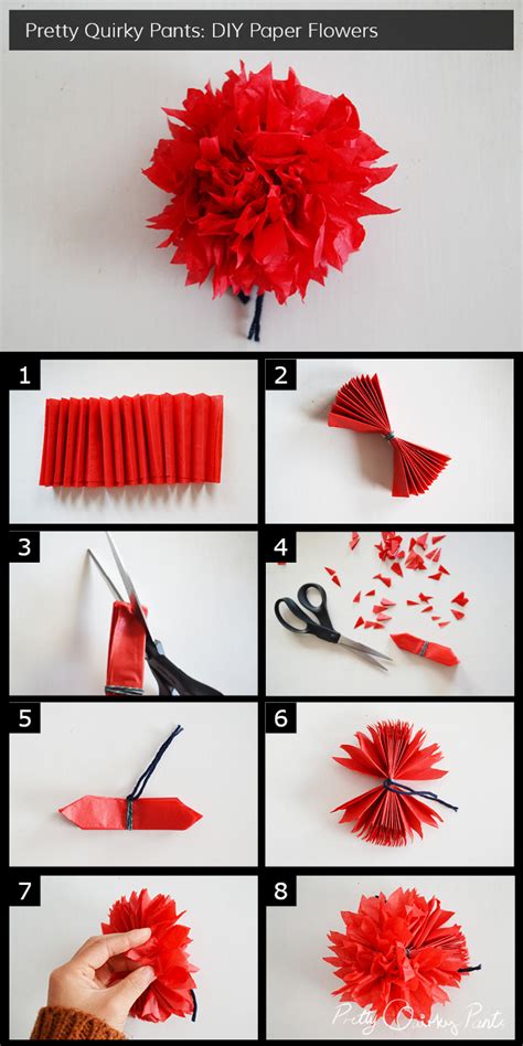 Pretty Quirky Pants Diy Paper Flowers