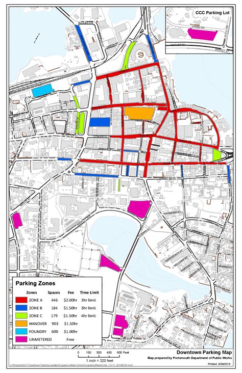 Parking Locations Map And Pricing City Of Portsmouth