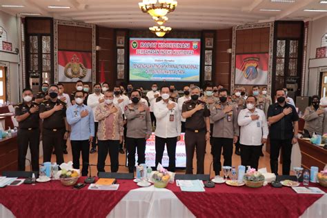 Polda Sumut Rakor Pengendalian Tingkat Kriminalitas Nasional Oke Medan