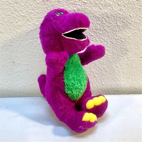 Vintage 1992 Barney Plush Backyard Gang Purple Dinosaur 12 Lyons