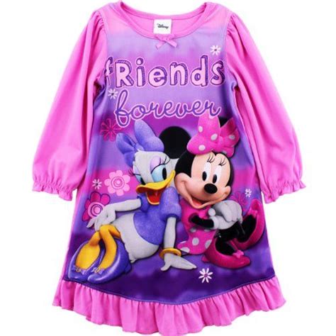 Disney Minnie Mouse And Daisy Friends Forever Pink Toddler Nightgown