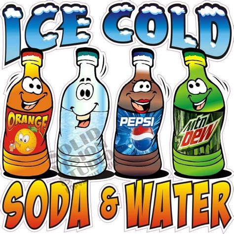 20 Ice Cold Bottled Soda Pop Water Concession Cold Drinks Fun
