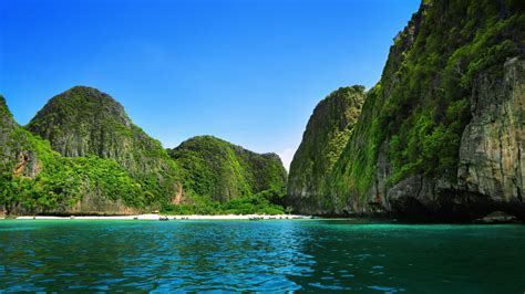 Free Download Hd Wallpaper Phi Phi Islands Thailand Asia Blue Sky