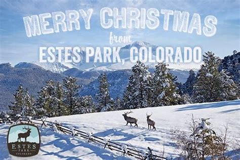 Merry Christmas Everybody Estes Park Colorado Estes Park Merry