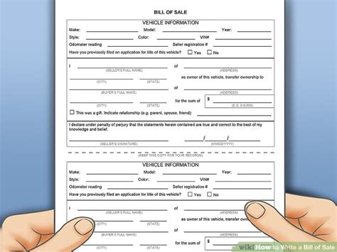 Competent parties and legal intent: How to Write a Bill of Sale (with Pictures) - wikiHow