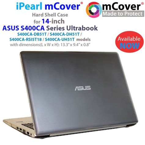 Mcover Ipearl Hard Shell Case For 14 Inch Asus Vivobook S400ca Series