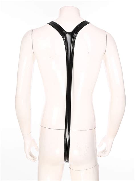 Men V Sling Mankini Swimwear Suspender Bodysuit Jockstrap Jumpsuit Underwear Ebay
