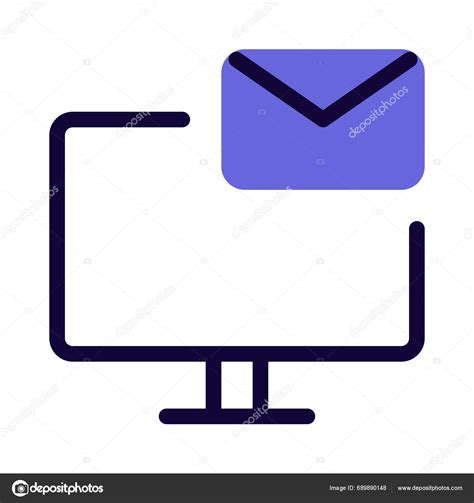 Accessing Managing Emails Desktop Stock Vector By Get Net