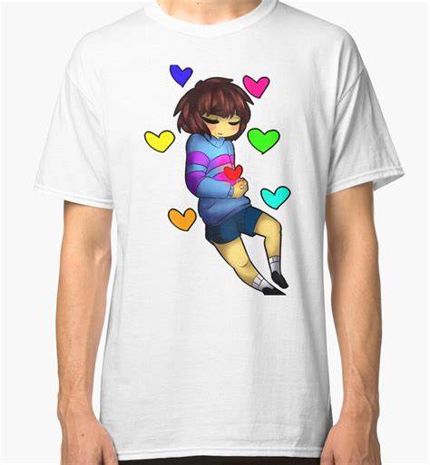Undertale Humanfrisk Classic T Shirts By Kieyrevange Redbubble