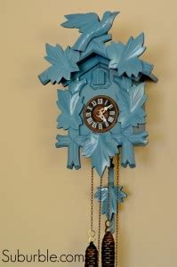 That Time I Spray Painted A Cuckoo Clock Suburble